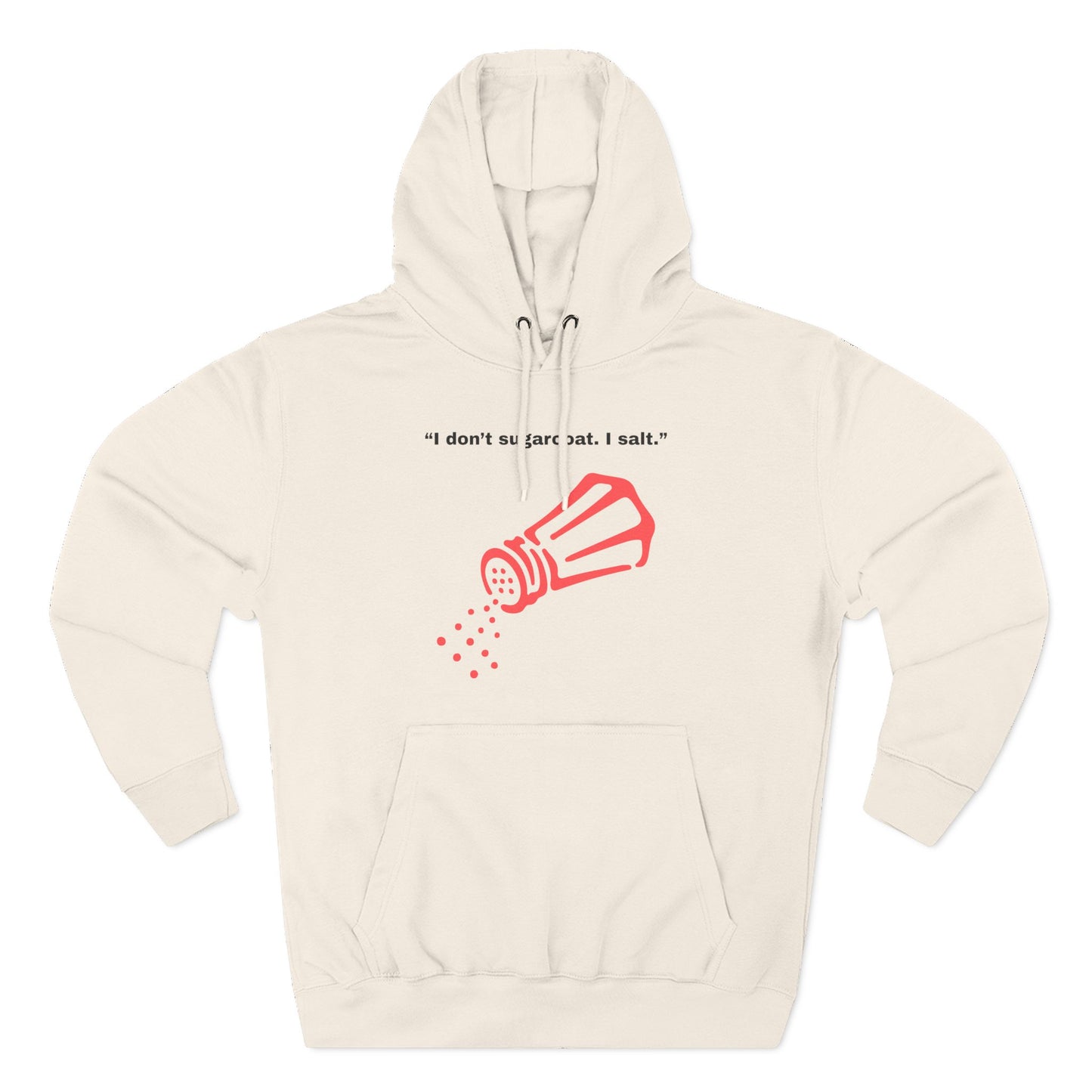 I Don t Do Part Salt I Salt salt shaker illustration Hoodie | Minimal Kitchen Humor