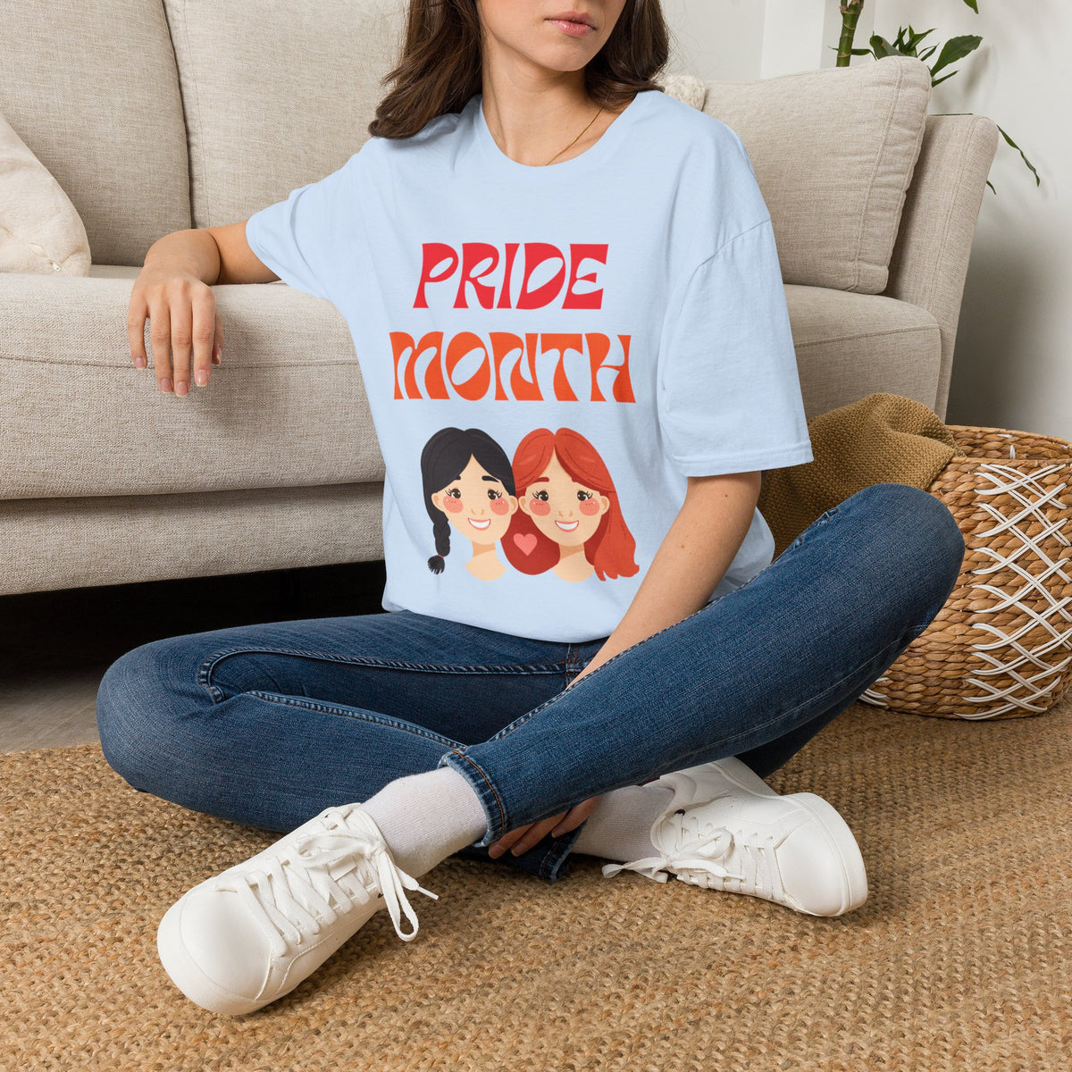 Pride Month Lesbian Couple T-Shirt | LGBTQ+ Love Tee