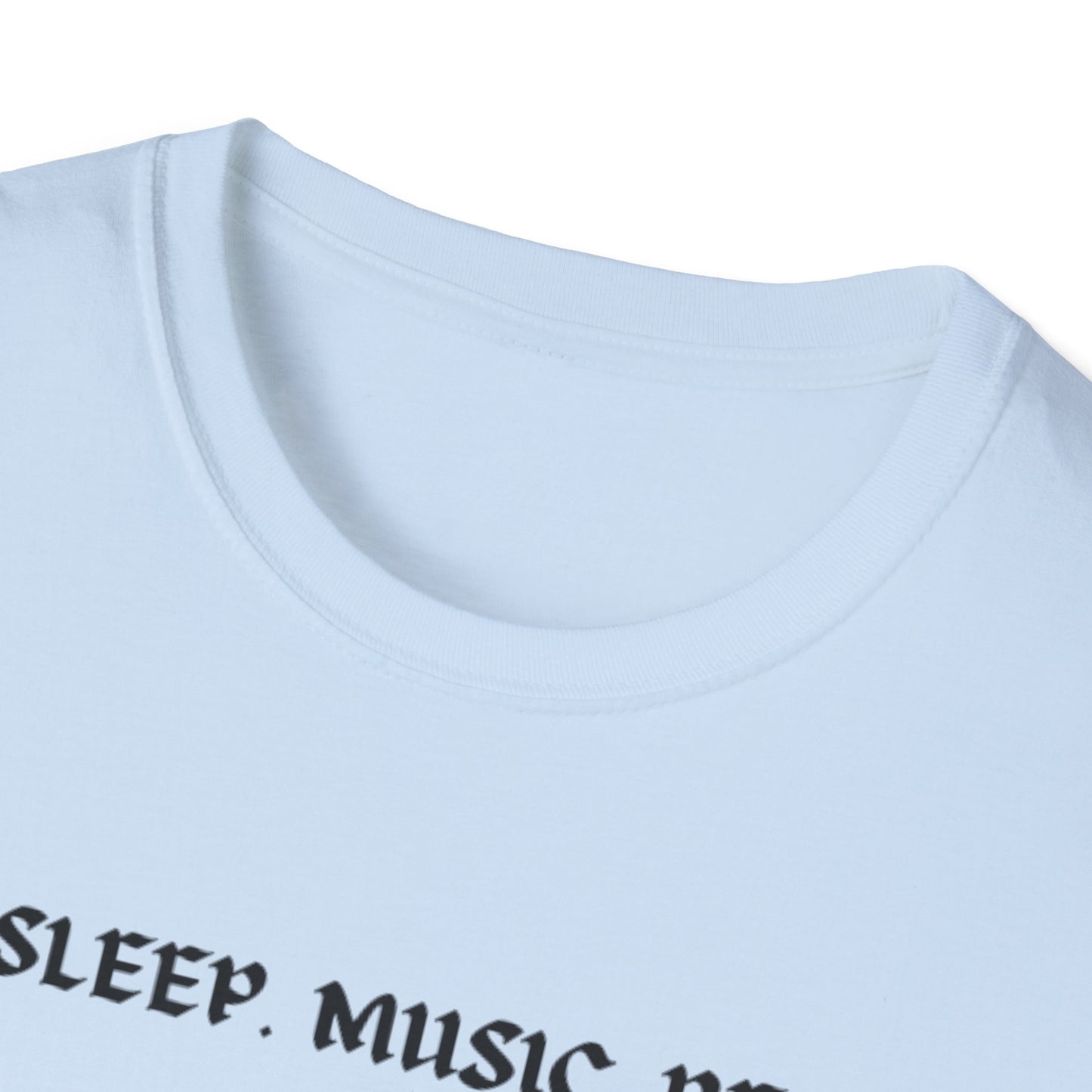 Skeleton Music Vibes Unisex Softstyle T-Shirt | Rock Music Lovers Tee, Concert Shirt, Halloween Apparel, Gift for Musicians