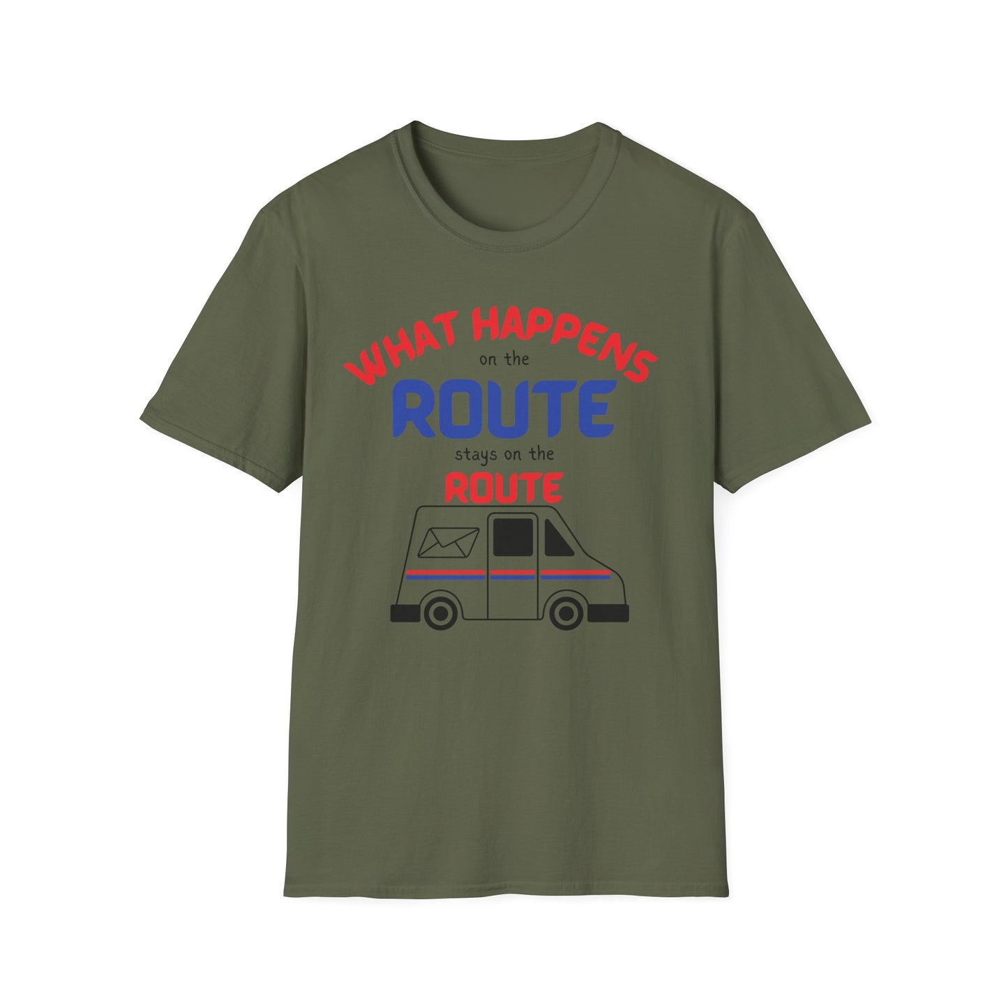 Fun Route Adventure T-Shirt, Casual Tee, Travel Shirt, Road Trip Gift, What Happens on the Route Tee, Unisex Gift Idea