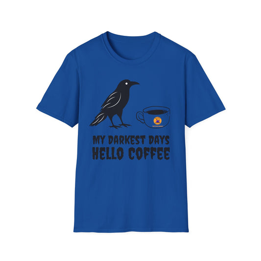 Coffee Lovers Unisex T-Shirt - Funny Graphic Tee, Gift for Coffee Lovers, Casual Wear, Cozy Relaxation, Dark Humor Shirt