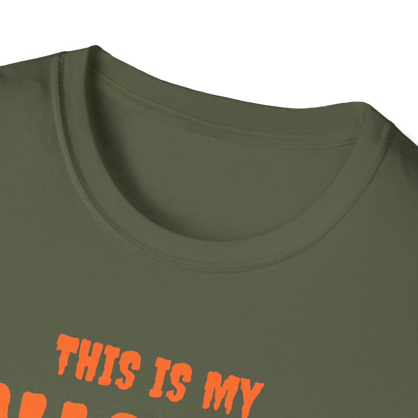 Halloween Costume T-Shirt, Fun Unisex Tee, Spooky Season Apparel, Casual Halloween Wear, Trick or Treat Shirt, Gift for Halloween Lovers