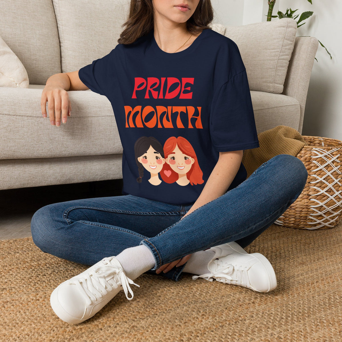 Pride Month Lesbian Couple T-Shirt | LGBTQ+ Love Tee