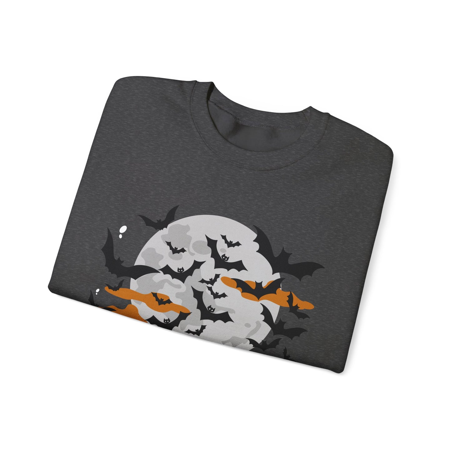 Spooky Skeleton Halloween Sweatshirt, Cozy Crewneck Pullover, Unisex Halloween Apparel, Fall Fashion, Perfect for Pumpkin Patches