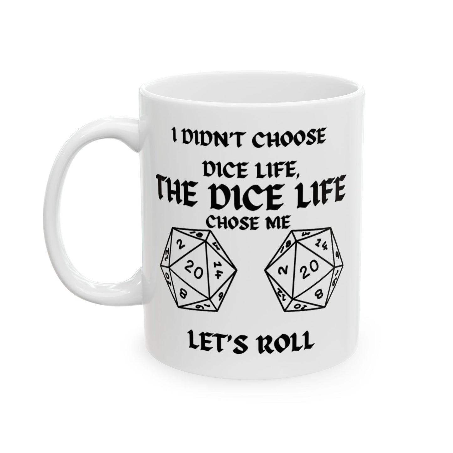 Dungeons & Dragons Ceramic Mug - Gaming Gift, Role-Playing Coffee Cup, 11oz or 15oz, for Gamers, Christmas, Birthdays