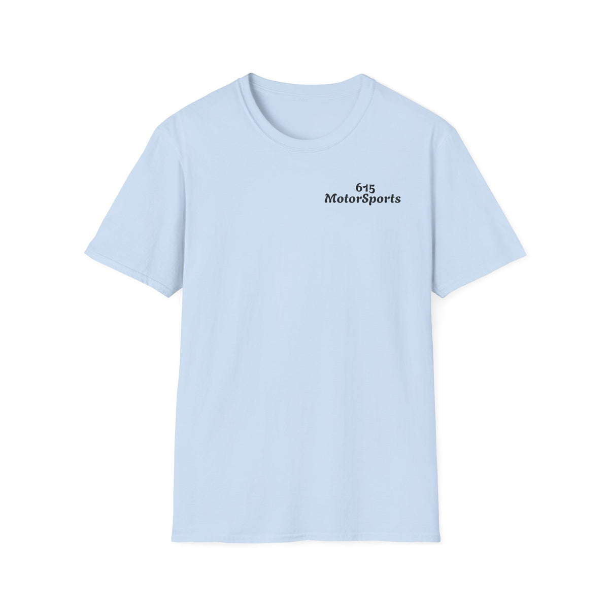 615 Motorsports T-Shirt | Racing Logo Tee, Small Chest Print