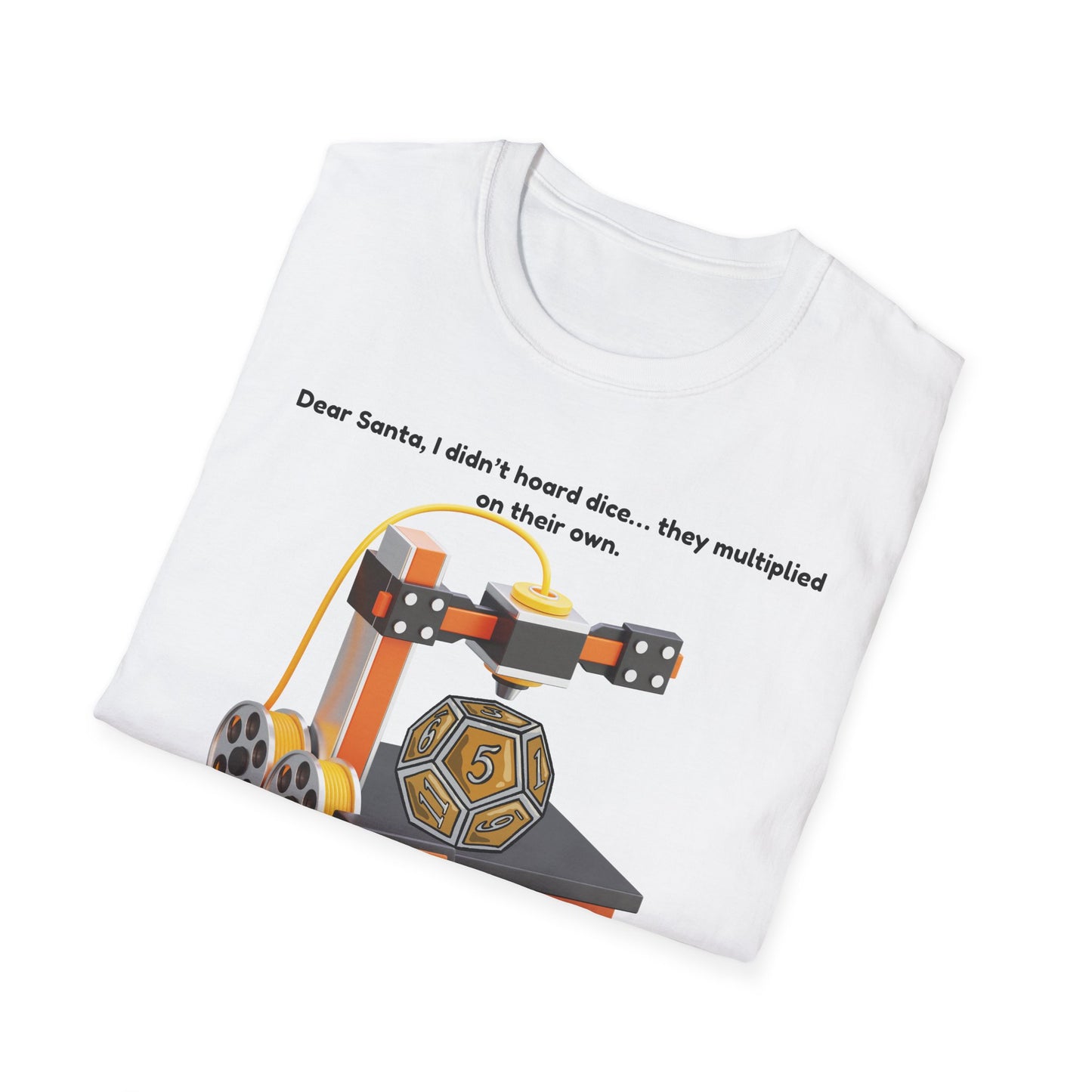Dice Multiplying Machine T-Shirt | Funny Dungeons & Dragons Tabletop Dice Art
