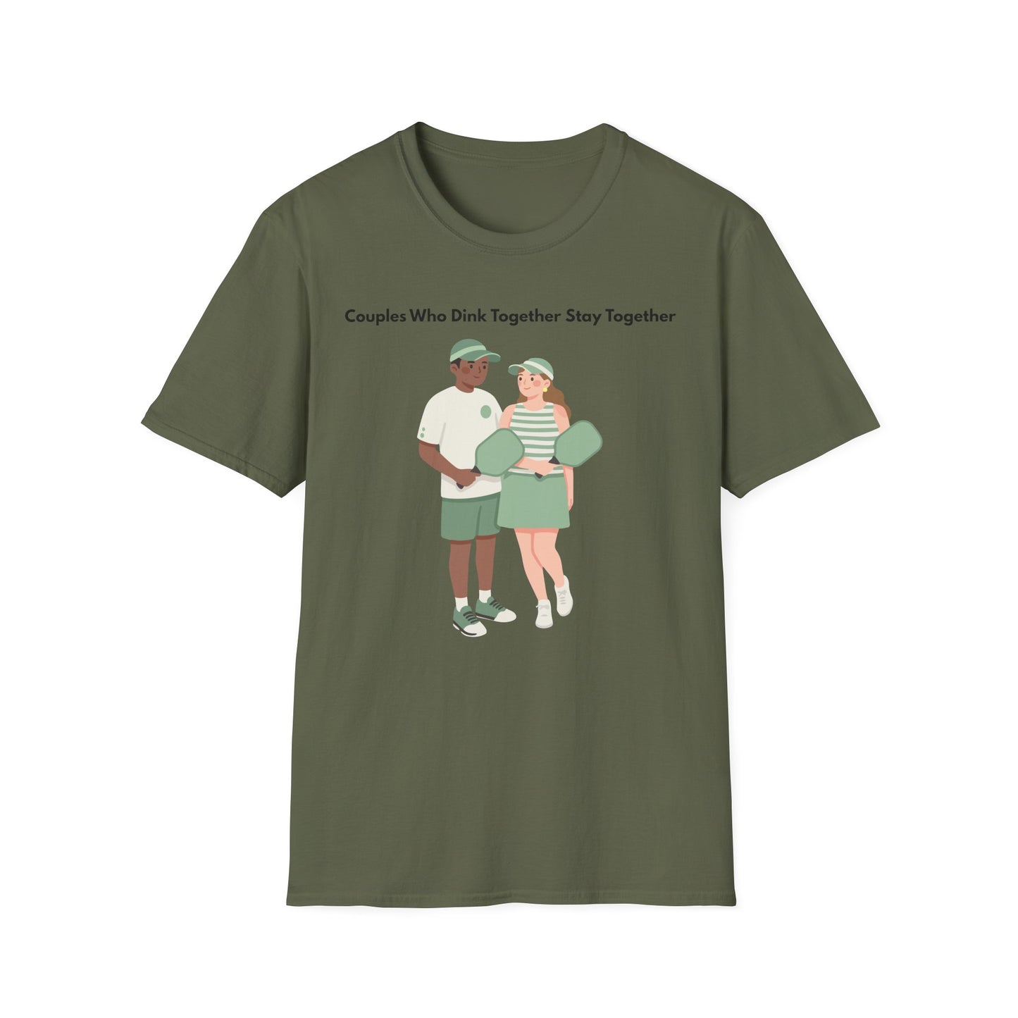 Couples Who Drink Together Stay Together T-Shirt | Matching Couple Illustration