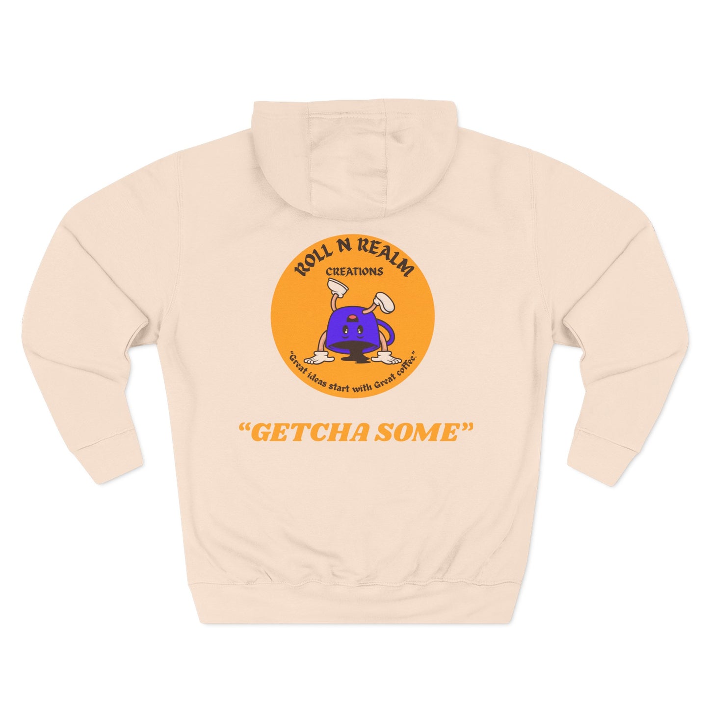Coffee Three-Panel Fleece Hoodie - Cozy Casual Wear, Perfect Gift, Unique Style, Ideal for All-Day Comfort, Celebrate in Style