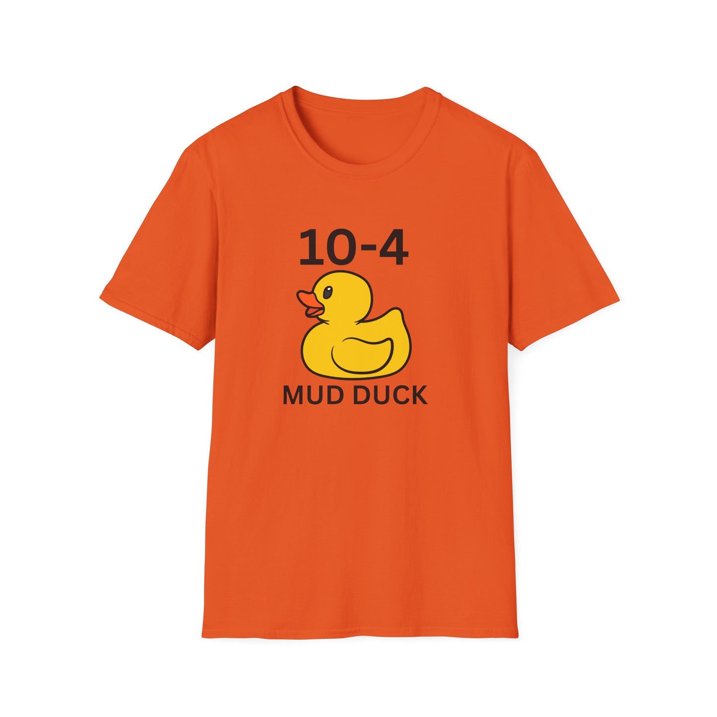 Funny Mud Duck Graphic Tee, Unisex Shirt, Casual Wear, Gift for Friends, Summer Outing, Unique Duck T-Shirt