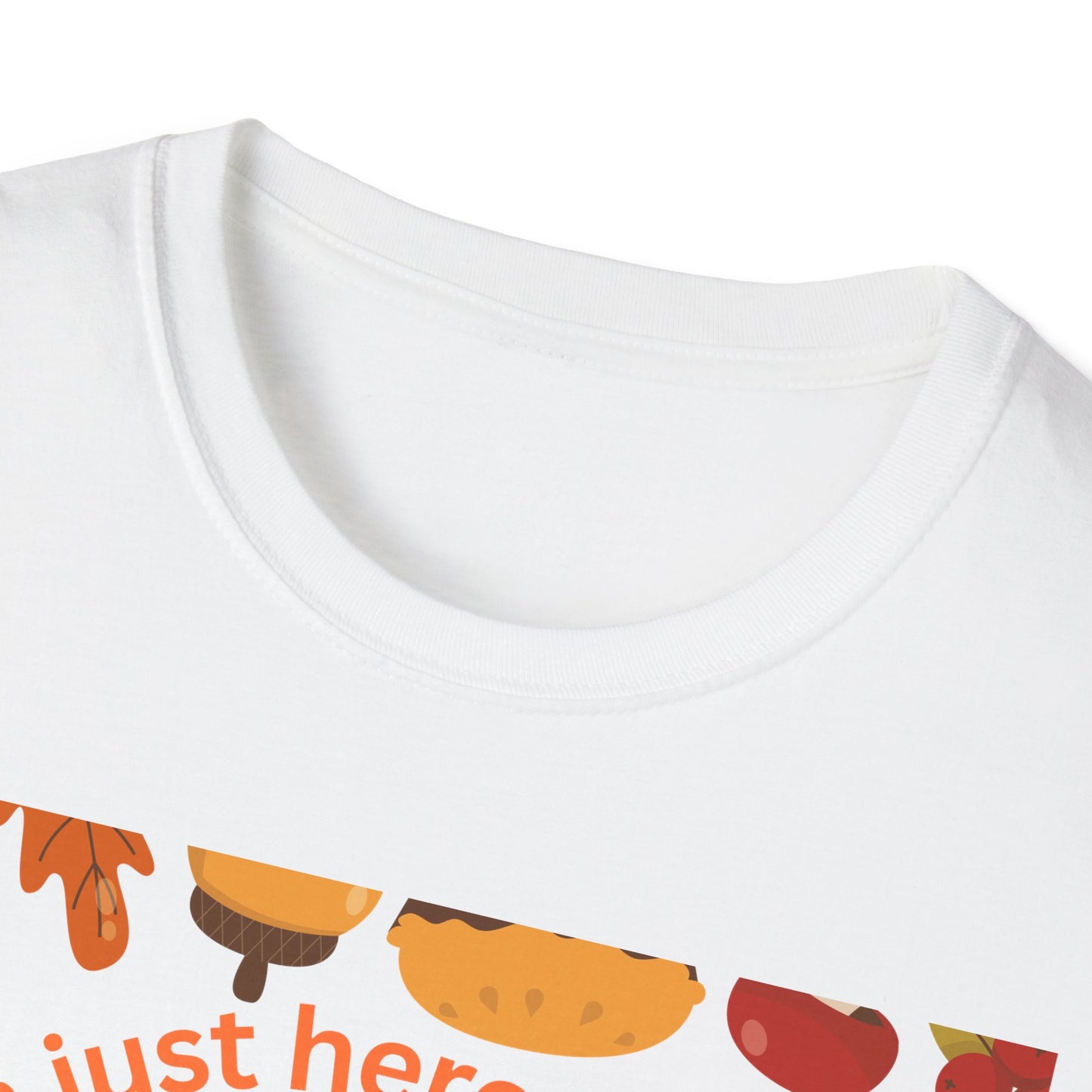 Unisex Softstyle T-Shirt with Fun Pie Design, Perfect for Fall Gatherings, Thanksgiving, Casual Wear, Gift for Bakers, Food Lovers
