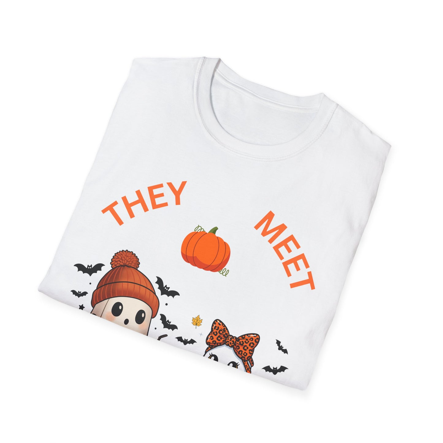 Cute Halloween Ghosts Unisex T-Shirt, Ghost-Themed Apparel, Fall Fashion, Halloween Costume, Spooky Season Gift