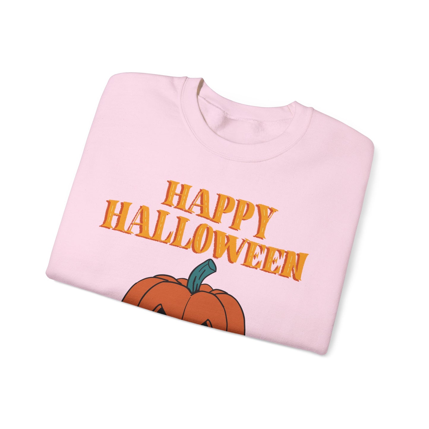 Halloween Pumpkin Sweatshirt, Cozy Fall Sweater, Unisex Crewneck, Spooky Season Apparel, Halloween Gift, Casual October Fashion