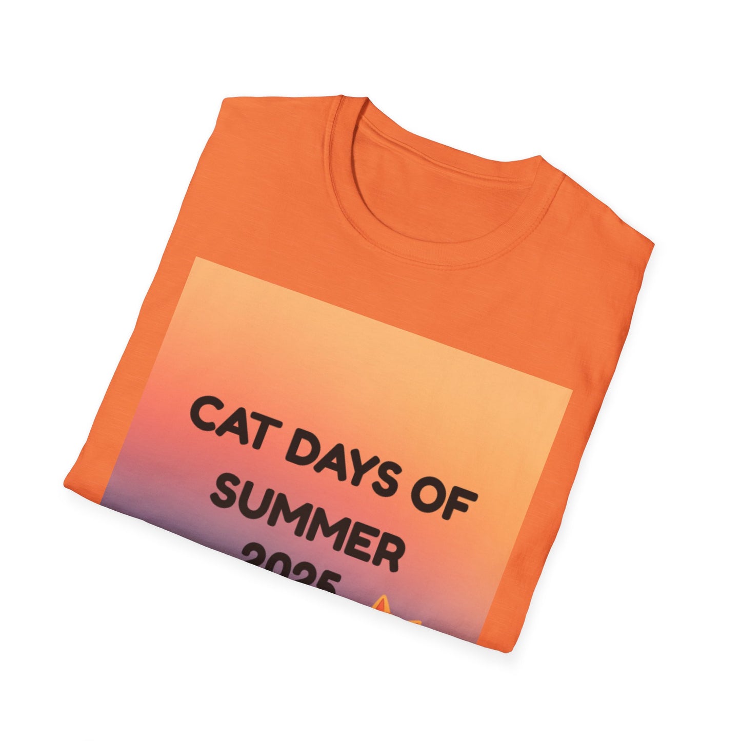 Cat Days of Summer T-Shirt, Fun & Playful Tee for Cat Lovers, Summer Wear, Gift for Pet Owners, Cute Cat Shirt