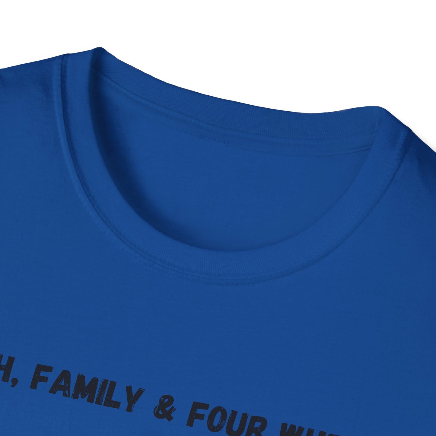 Faith Family & Four Wheels" T-Shirt | Auto Faith Tee