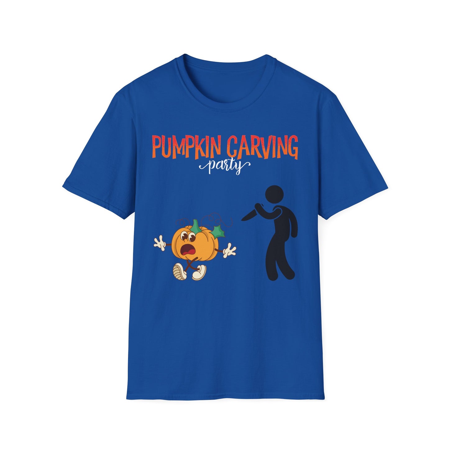 Funny Pumpkin Carving T-Shirt, Unisex Halloween Shirt, Fall Festivities Tee, Spooky Season Apparel, Quirky Halloween Gift