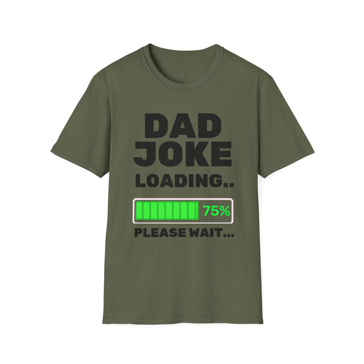 Dad Joke Loading T-Shirt | Funny Bar Humor Tee, Loading Progress Graphic
