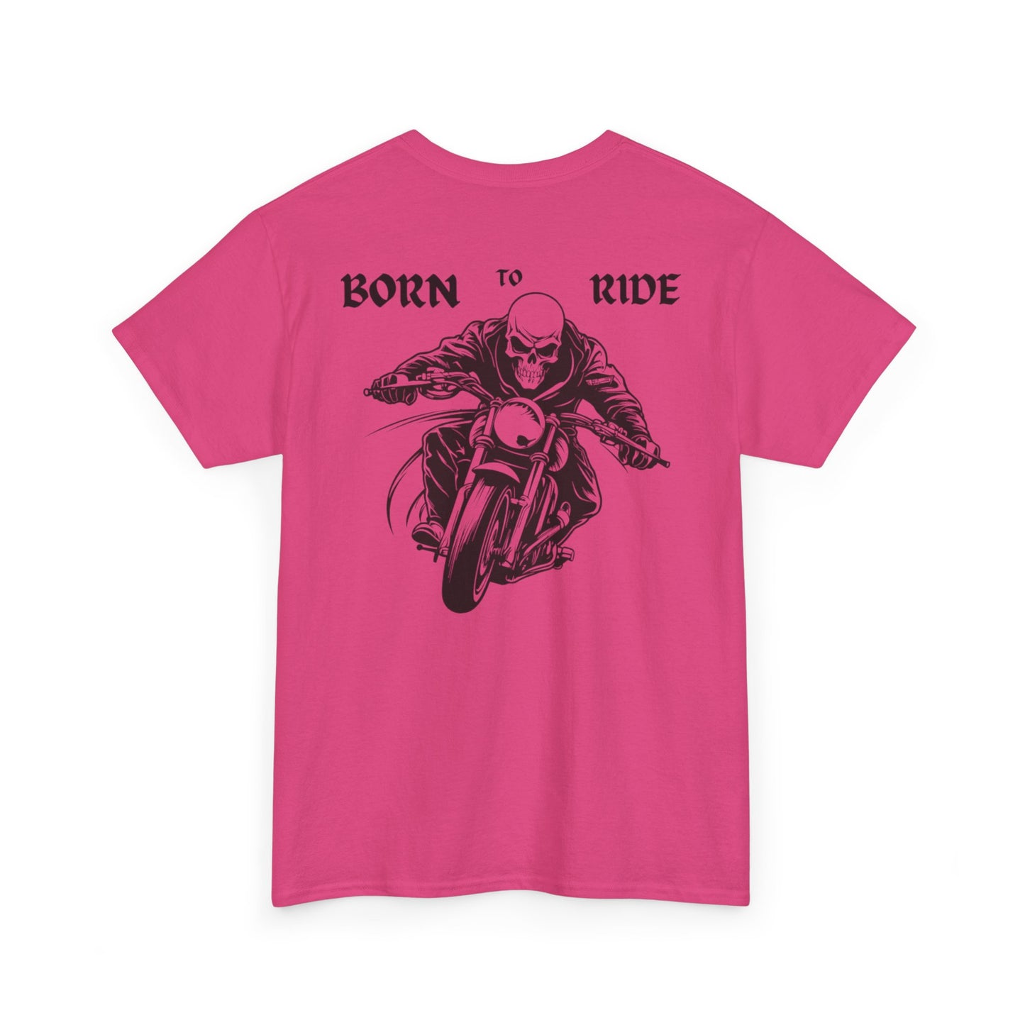 Born to Ride Unisex Heavy Cotton Tee - Perfect for Motorcycle Enthusiasts