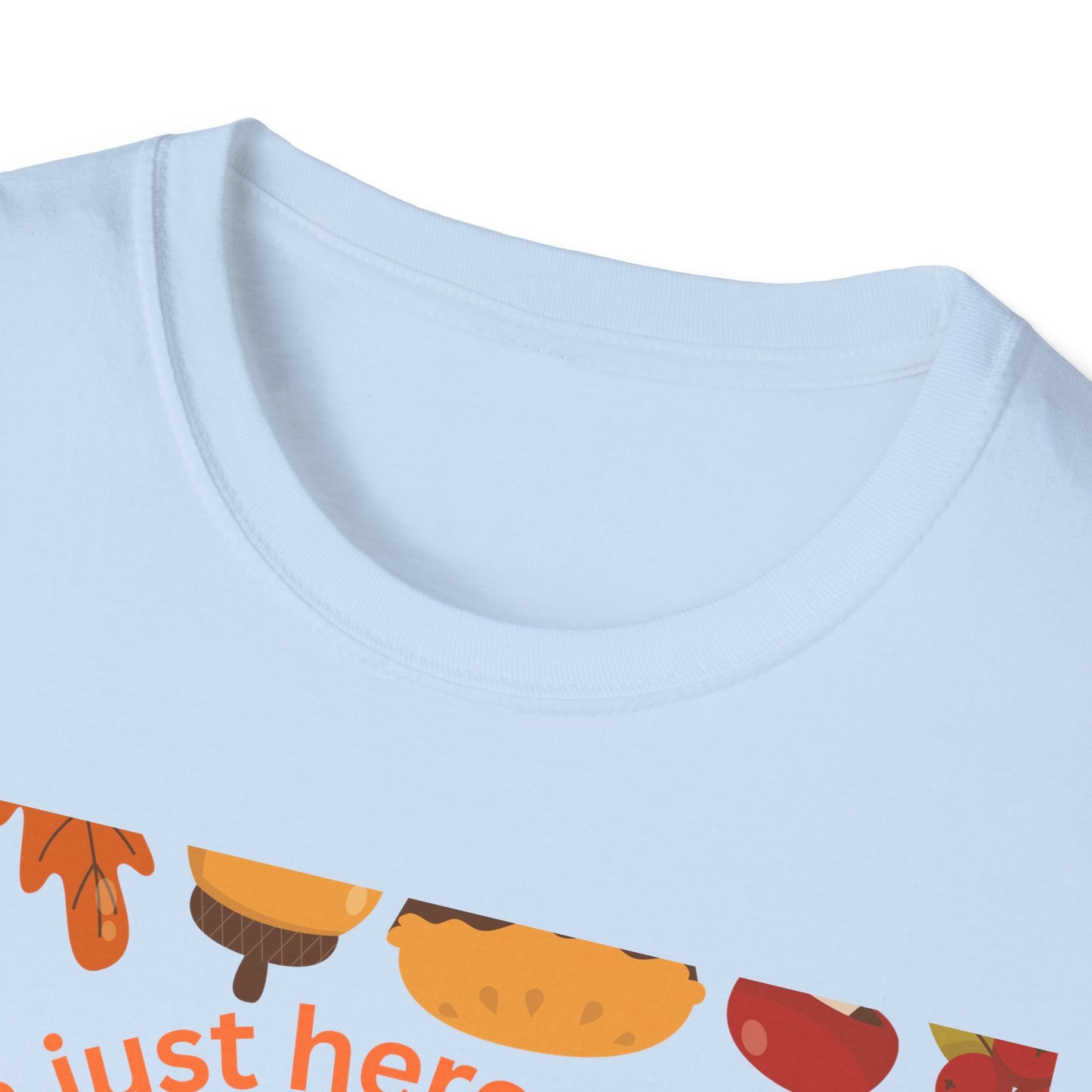 Unisex Softstyle T-Shirt with Fun Pie Design, Perfect for Fall Gatherings, Thanksgiving, Casual Wear, Gift for Bakers, Food Lovers