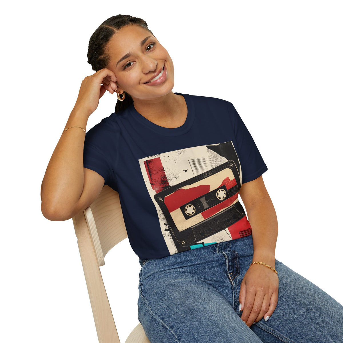 Retro Cassette Tape T-Shirt | Vintage Music Graphic