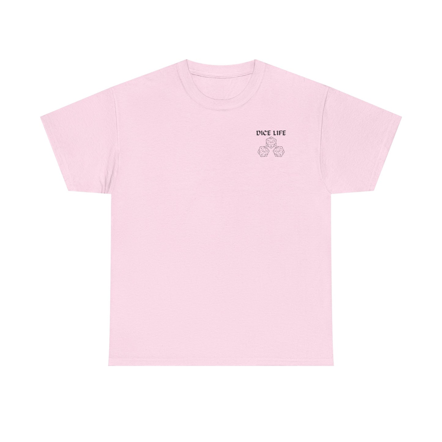 Dice Life Gaming T-Shirt, Perfect for Gamers, D&D Enthusiasts, Casual Wear, Gift for Tabletop Players, Unisex Graphic Tee