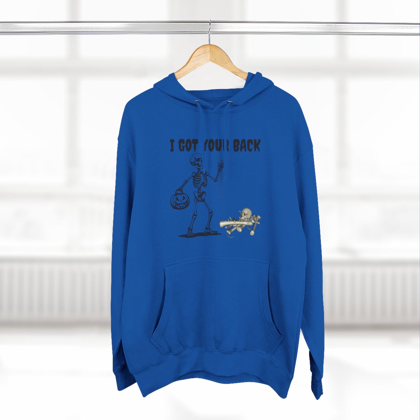 Fun Skeleton Hoodie, Halloween Gift, Cozy Fleece Sweatshirt, Unisex Pullover, Casual Wear, Unique Hoodie for Friends