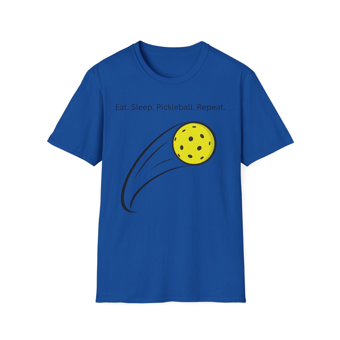 Eat. Sleep. Pickleball. Repeat. T-Shirt | Pickleball Ball Graphic Tee