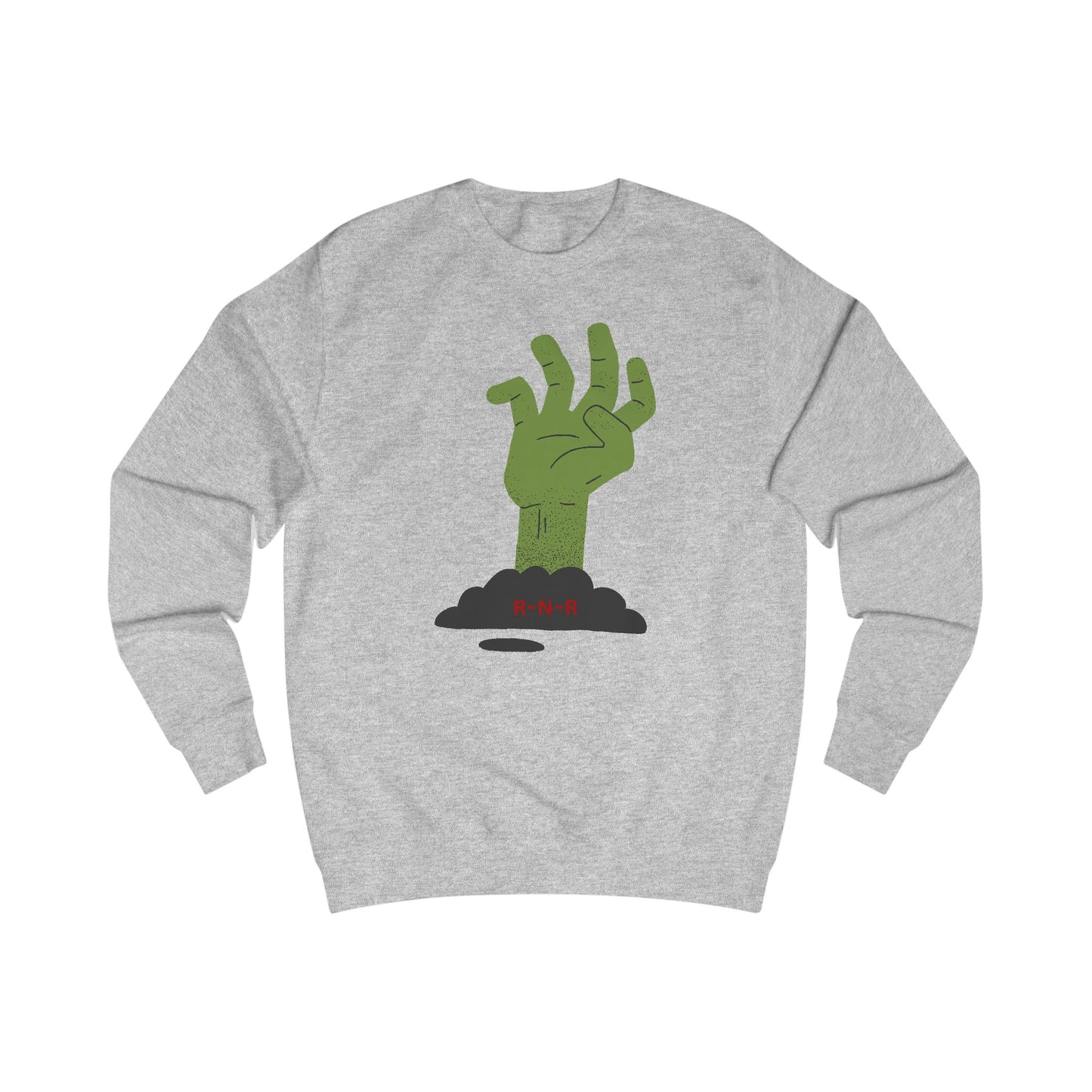 Zombie Hand Unisex Sweatshirt | Cute Horror Apparel for Halloween, Unique Gift, Cozy Lounge Wear, Spooky Season Fashion