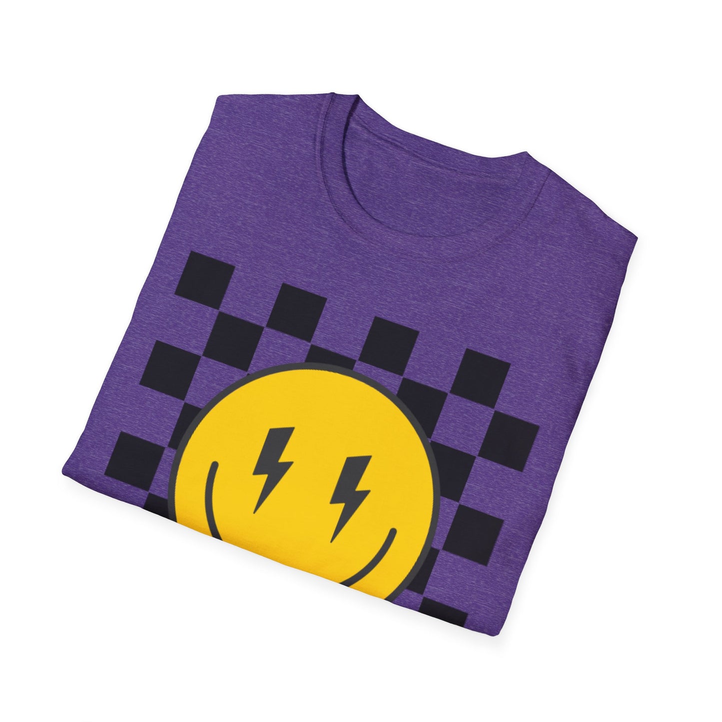 Retro Smiley Face Unisex T-Shirt, Casual Wear, Fun Graphic Tee, Gift for Friends, Summer Style, Festival Apparel, Joyful Design