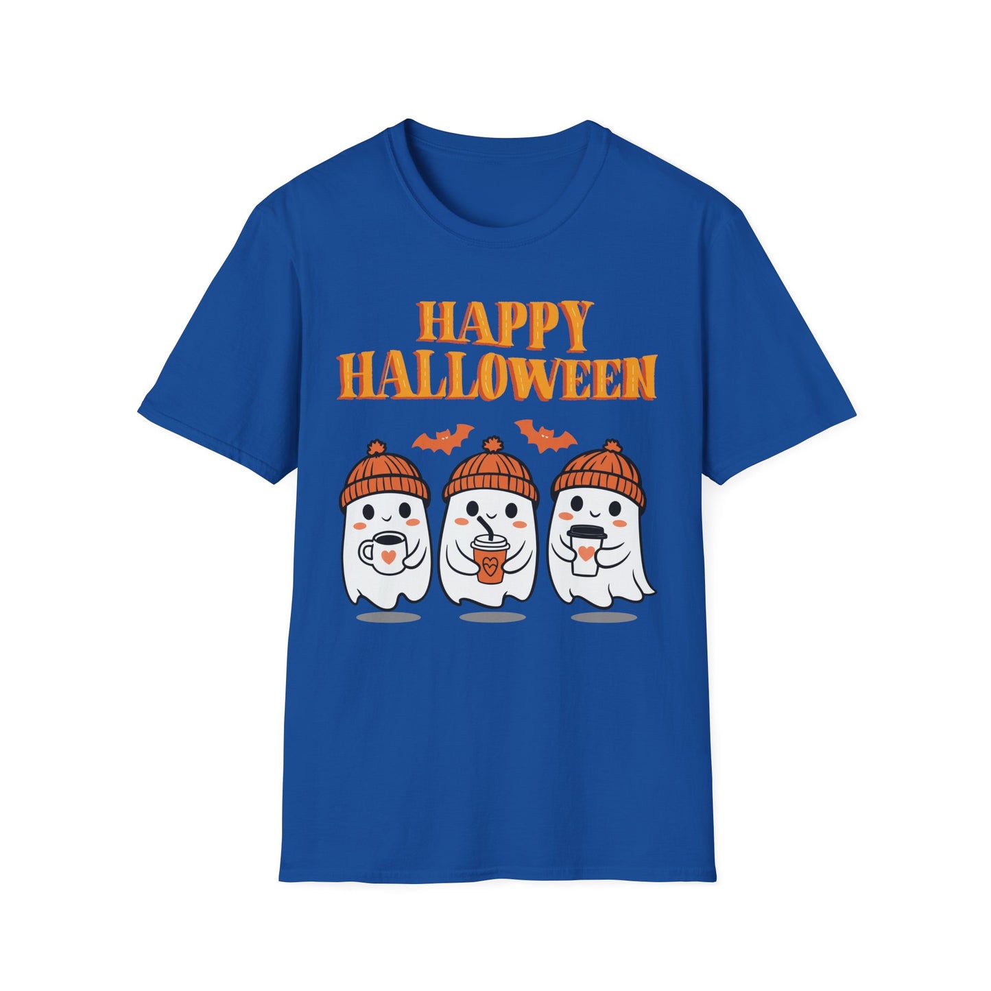 Happy Halloween Unisex Softstyle T-Shirt, Cute Halloween Tee, Fall Fashion, Pumpkin Spice Lovers, Halloween Party Outfit, Trendy [...]