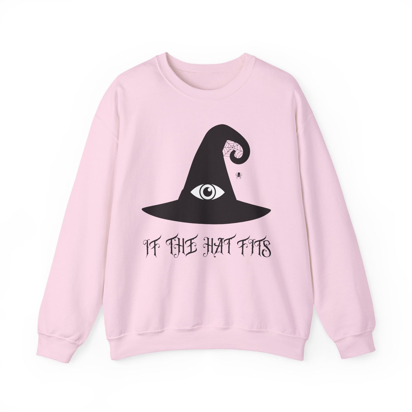 Halloween Unisex Sweatshirt - If The Hat Fits, Cozy Fall Wear, Witchy Vibe Apparel, Perfect for Spooky Season, Gift for Occasions