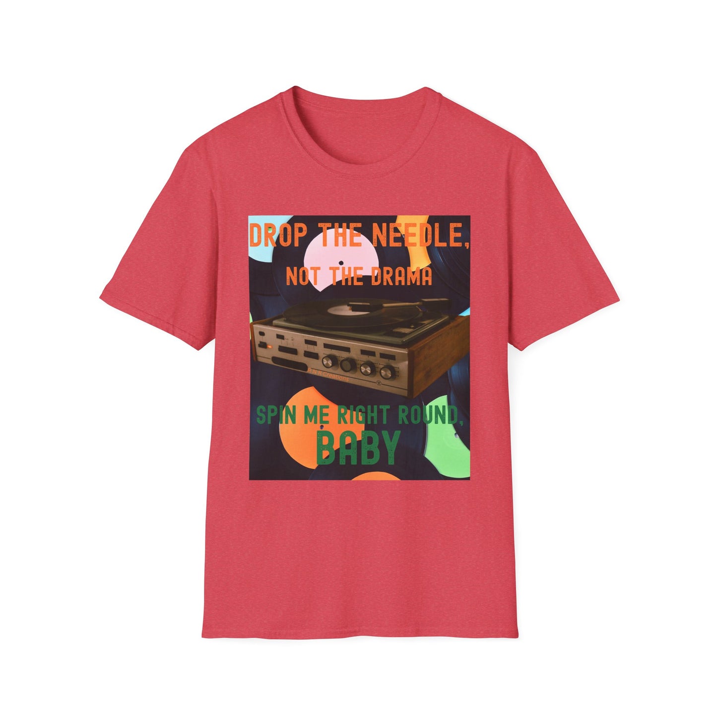 Retro Music Vibe Unisex T-Shirt, Perfect for Music Lovers, Gift for Vinyl Collectors, Casual Summer Wear, Party Tee, Unique Graphic Top