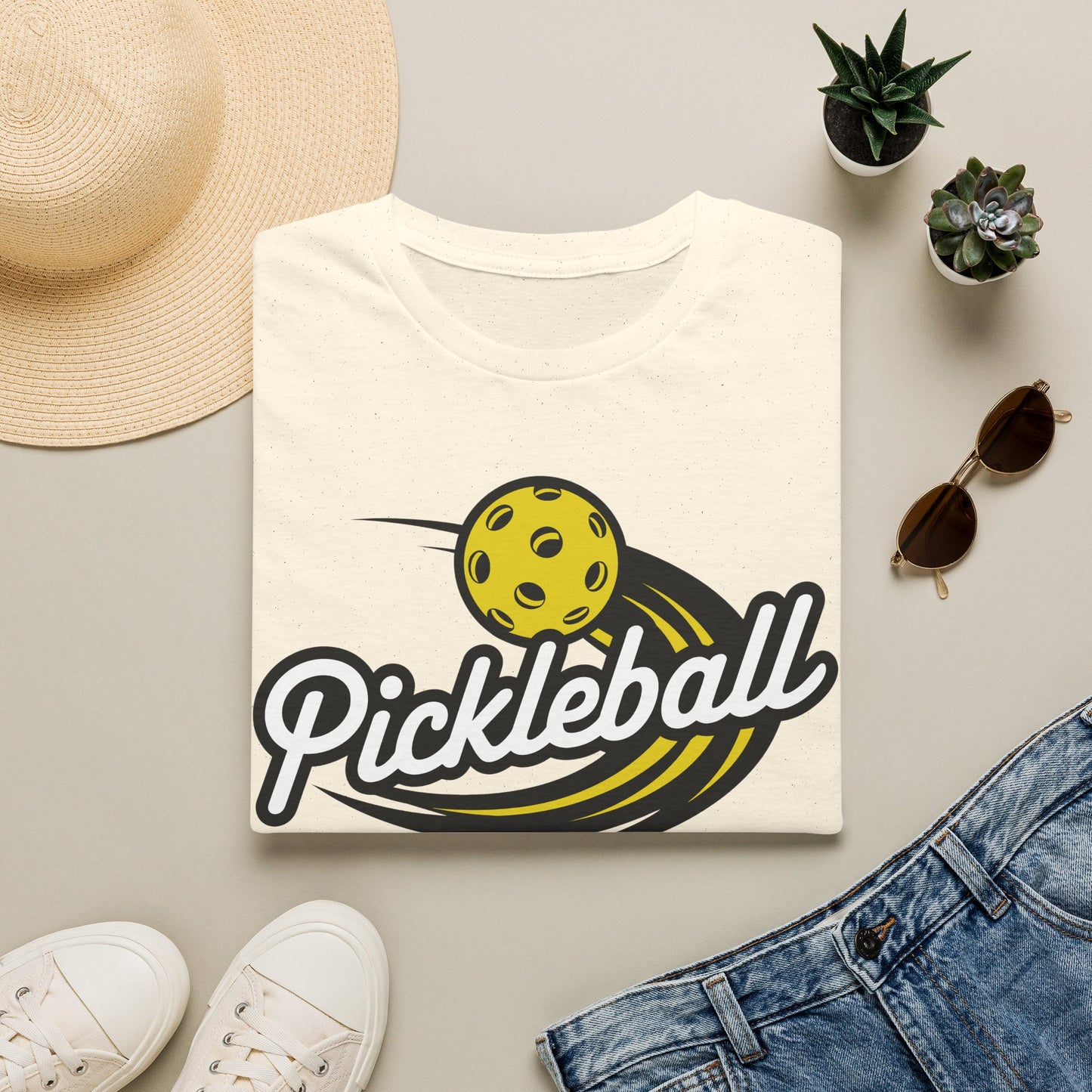 Pickleball Logo 'Just One More Game' T-Shirt | Pickleball Tee