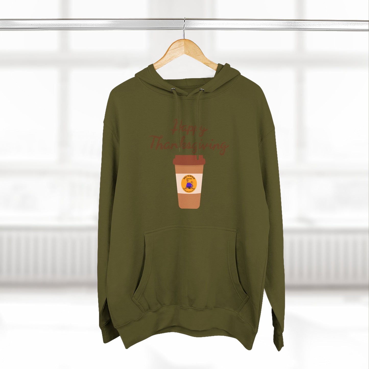 Thanksgiving Fleece Hoodie, Cozy Fall Sweatshirt, Holiday Hooded Pullover, Autumn Outfit, Thanksgiving Gift