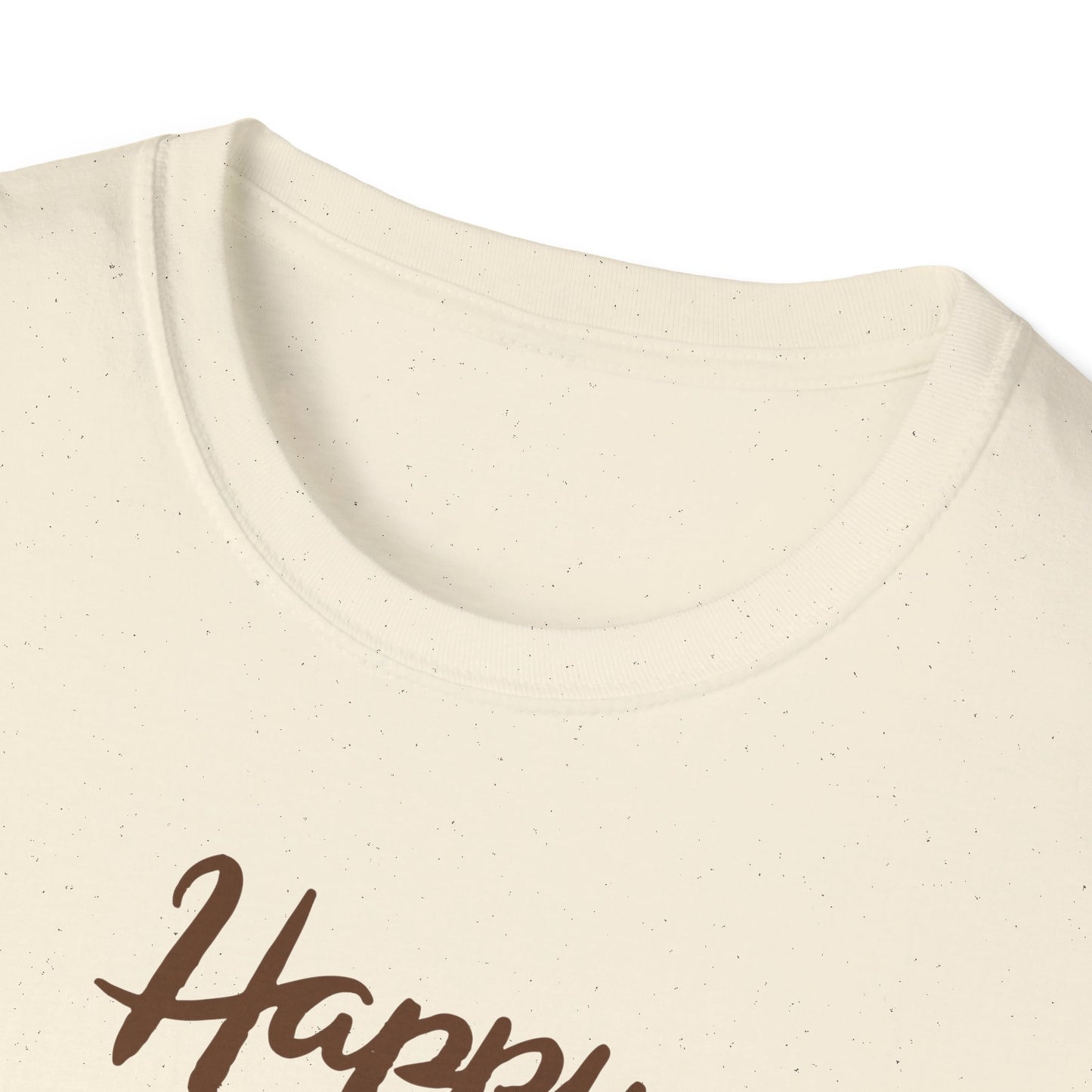 Thanksgiving Coffee T-Shirt - Unisex Softstyle Tee for Fall Celebrations, Autumn Apparel, Holiday Gathering, Family Gatherings, [...]