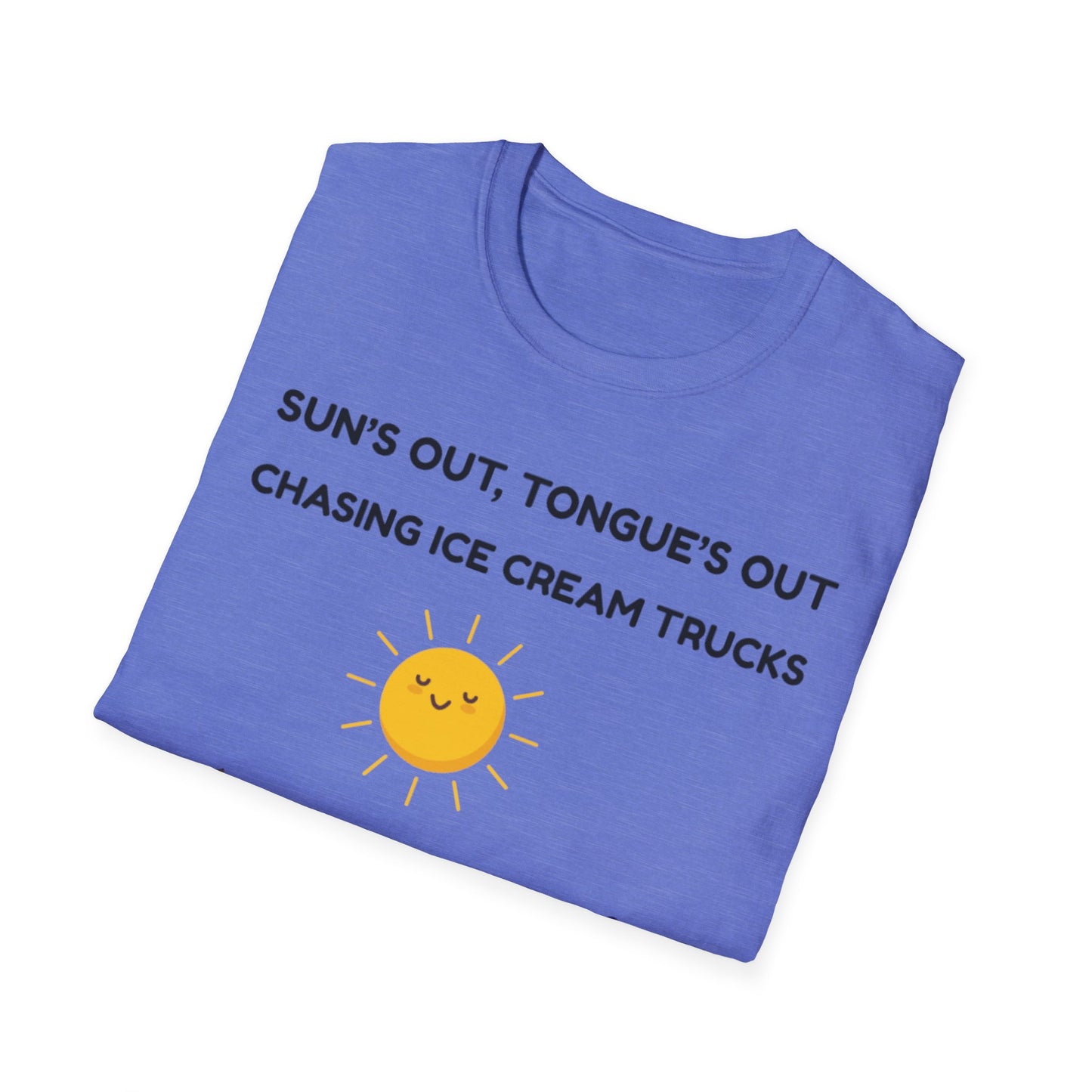 Suns Out Tongues Out Ice Cream TShirt, Summer Fun Shirt, Kids Ice Cream Truck Tee, Playful Unisex TShirt, Ice Cream Lover Gift