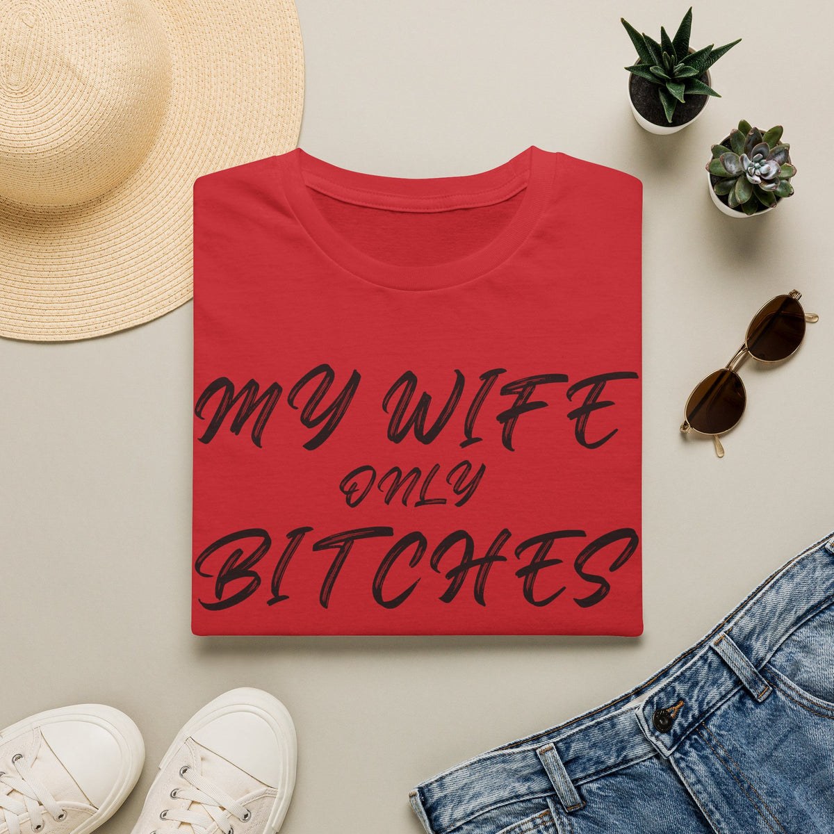 My Wife only Bitches "When She Breathes" T-Shirt | Funny Relationship Quote Shirt