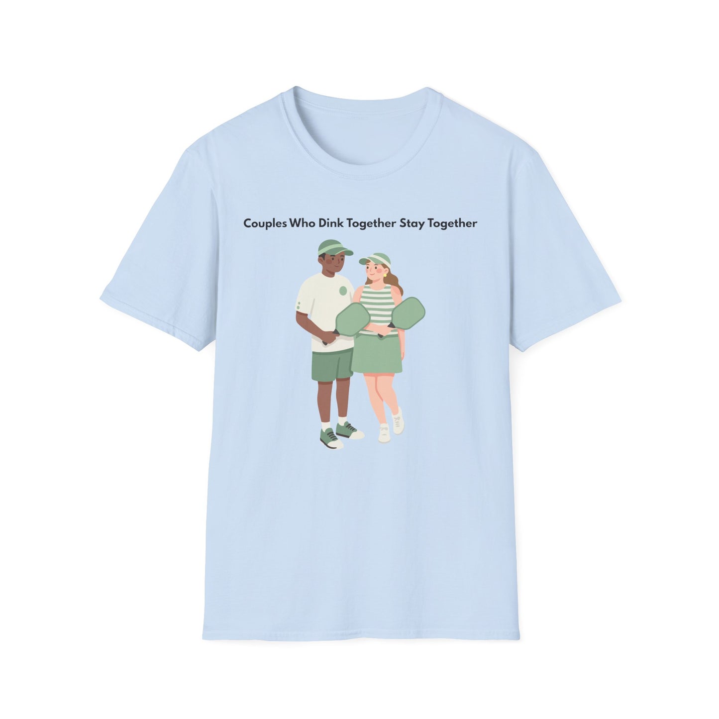 Couples Who Drink Together Stay Together T-Shirt | Matching Couple Illustration