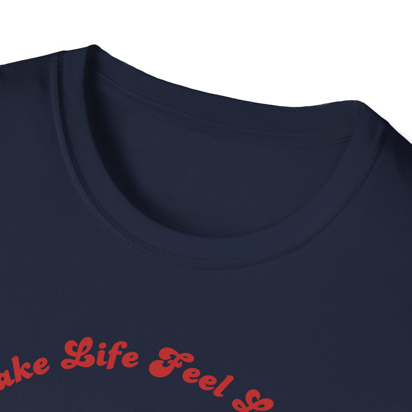 I Love You Graphic Tee — Romantic Red Script Chest Shirt