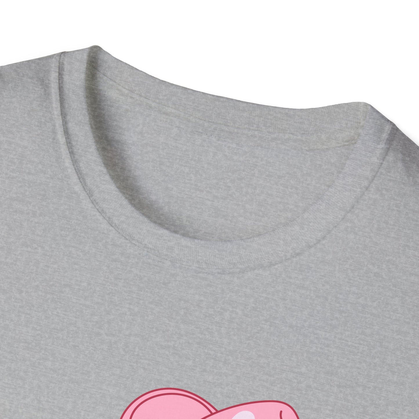 Pink Cowboy Hat Heart T-Shirt | Western Heart Graphic Tee
