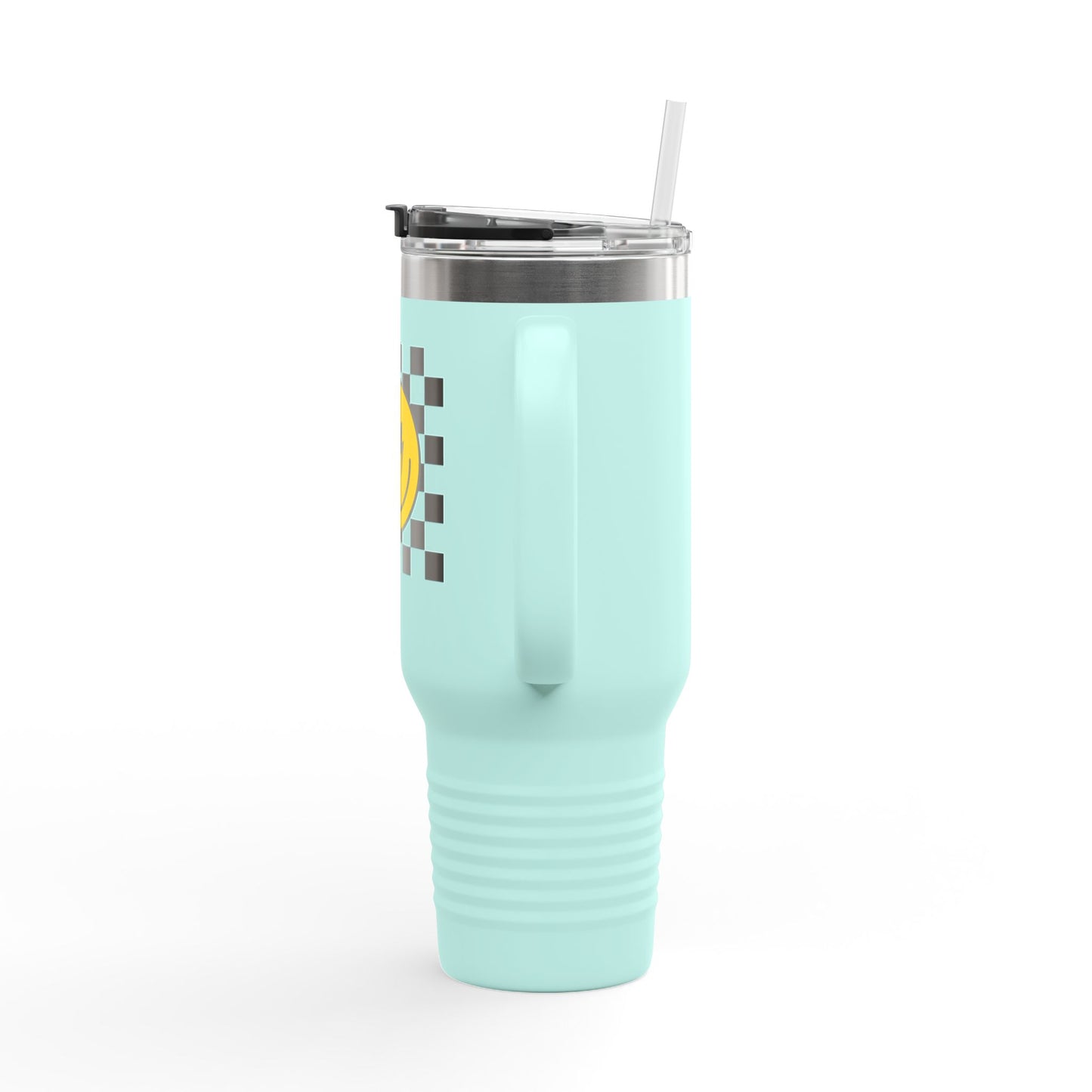 Bright Smile Insulated Travel Mug, Perfect for Road Trips, Happy Hour, and Everyday Use, 40oz Drinkware, Cheerful Gift for Coffee [...]