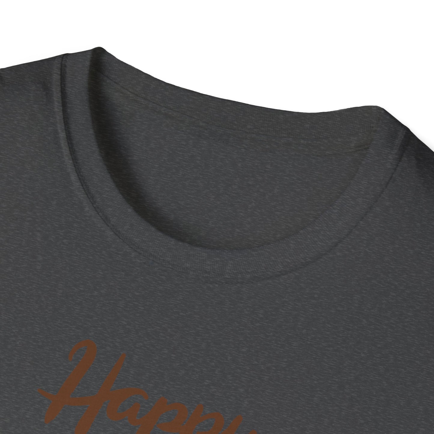 Thanksgiving Coffee T-Shirt - Unisex Softstyle Tee for Fall Celebrations, Autumn Apparel, Holiday Gathering, Family Gatherings, [...]