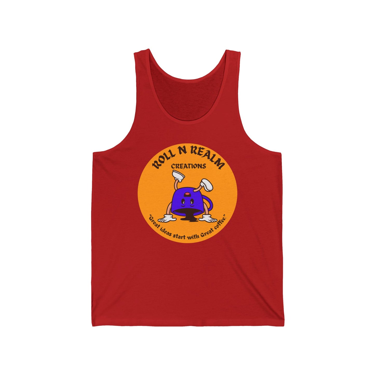 Playful Unisex Jersey Tank Top - Perfect for Summer, Fun Outings, and Casual Wear, Gift for Gamers, Relaxation, Warm Weather, Graphic Tank