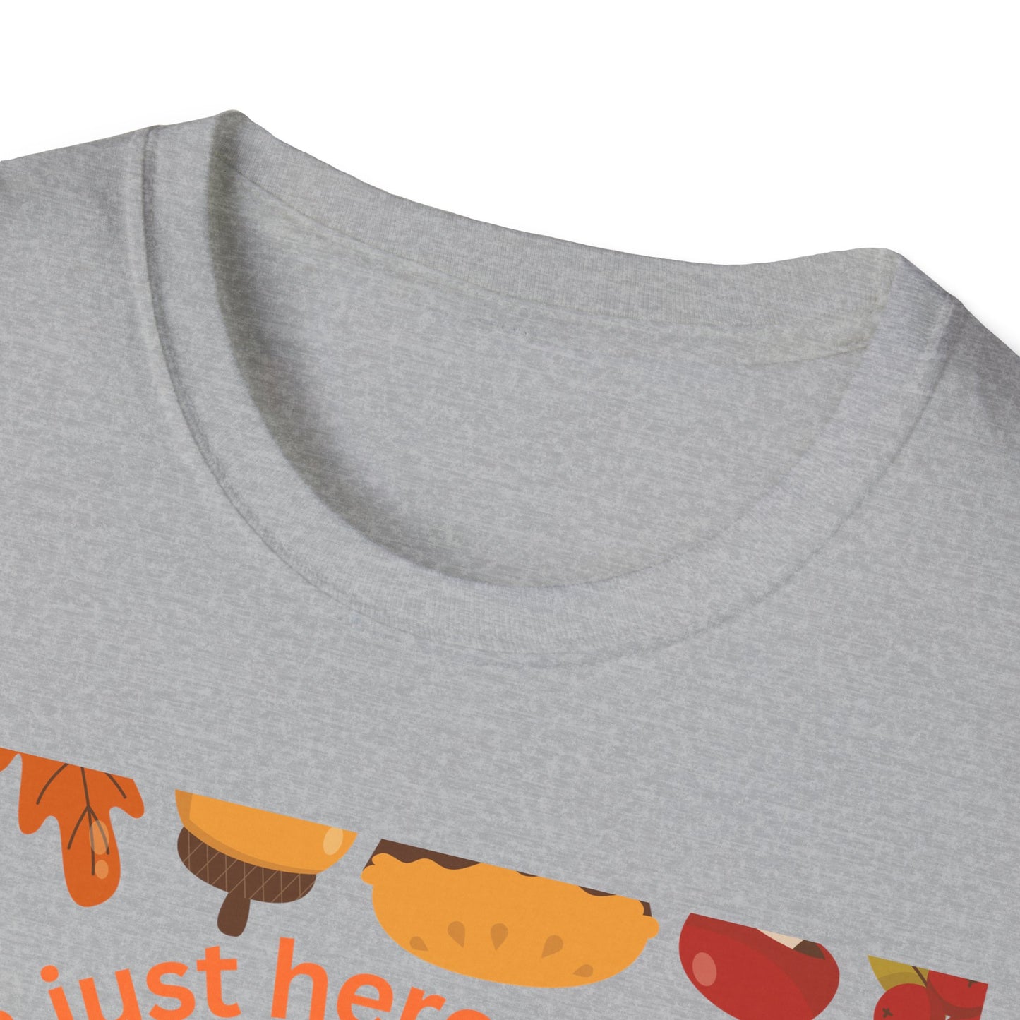 Unisex Softstyle T-Shirt with Fun Pie Design, Perfect for Fall Gatherings, Thanksgiving, Casual Wear, Gift for Bakers, Food Lovers