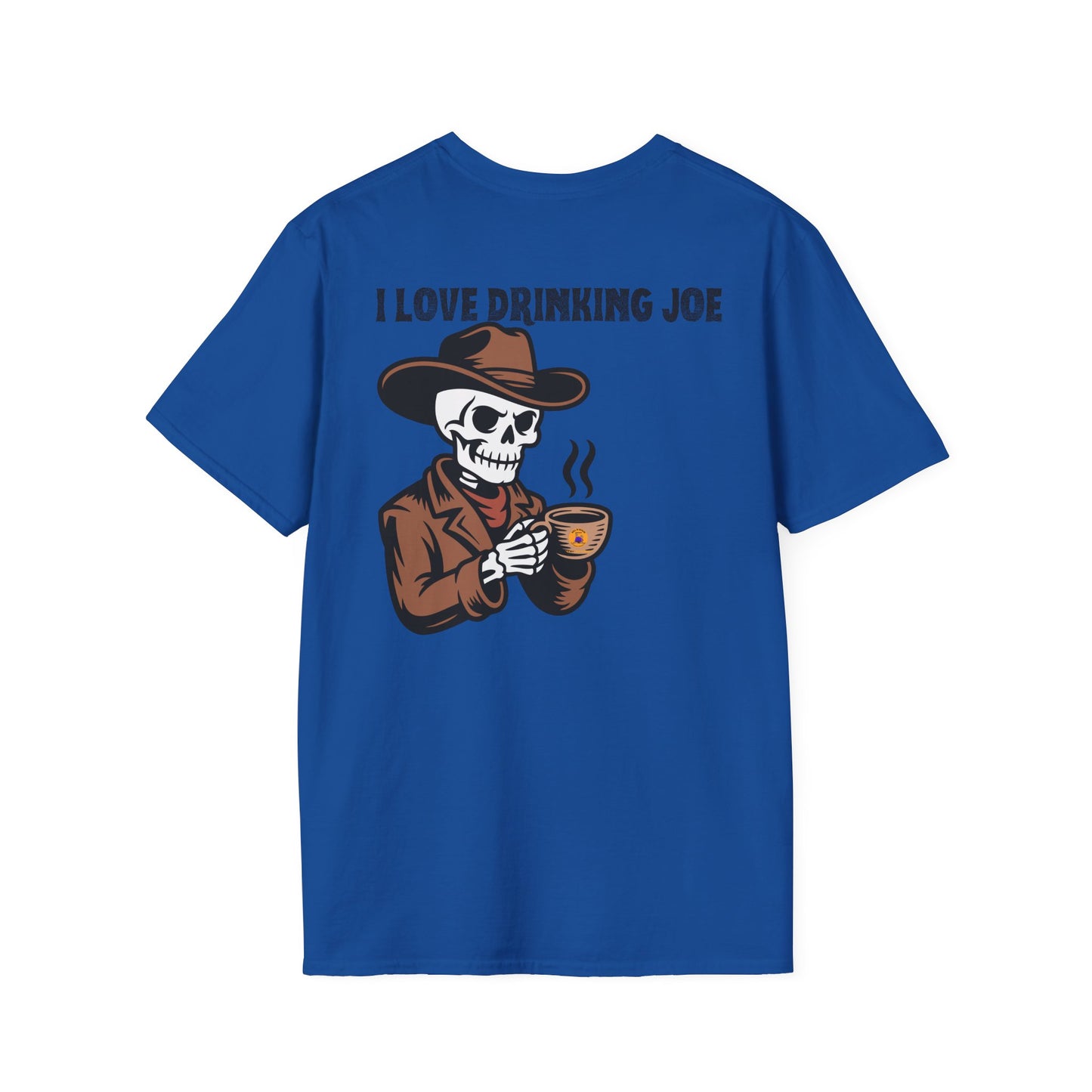 Cool Skull Coffee Lover T-Shirt, Graphic Tee for Coffee Lovers, Funny Unisex T-Shirt, Skeleton Shirt, Gift for Him/Her