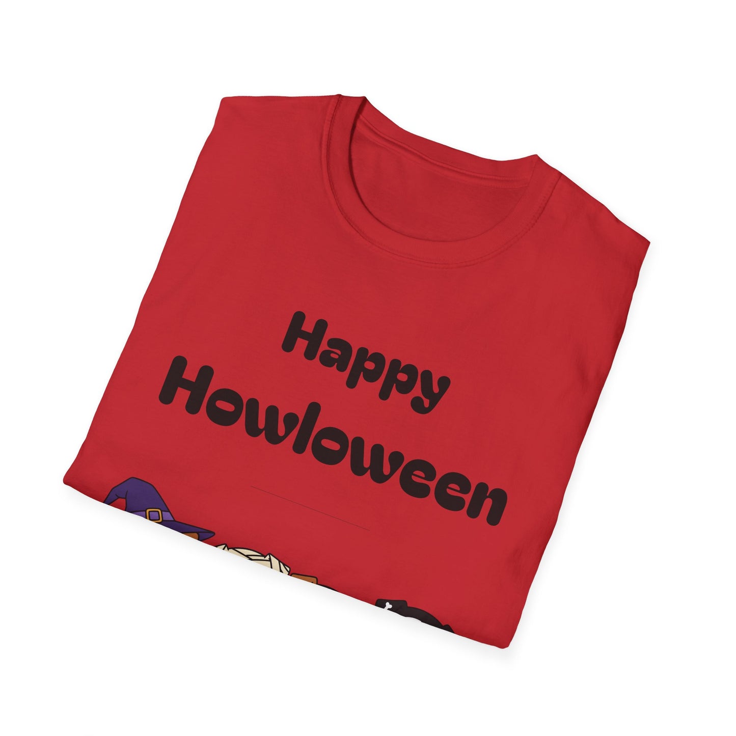 Happy Howloween Dog T-Shirt, Halloween Tee, Fun Pet Lover Gift, Unisex Shirt, Cozy Halloween Outfit, Dog Costume Celebration