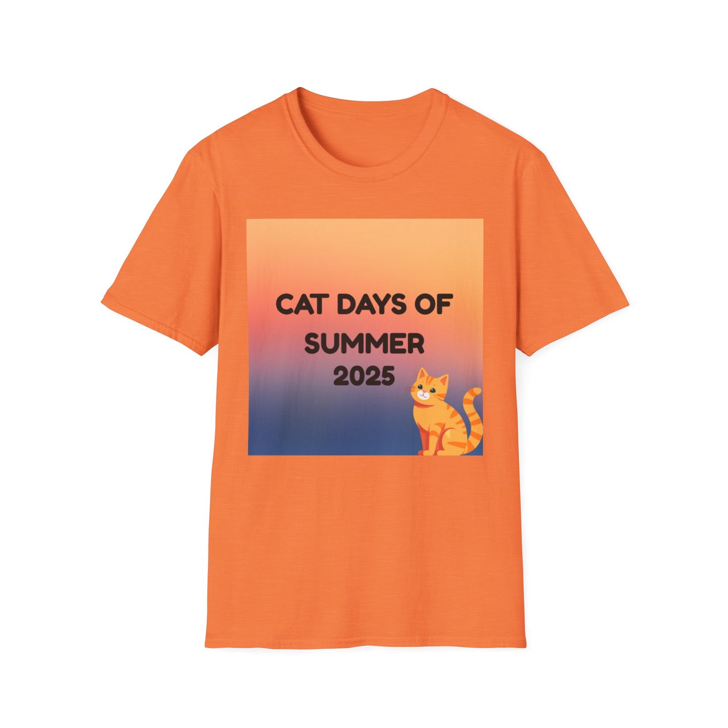 Cat Days of Summer T-Shirt, Fun & Playful Tee for Cat Lovers, Summer Wear, Gift for Pet Owners, Cute Cat Shirt