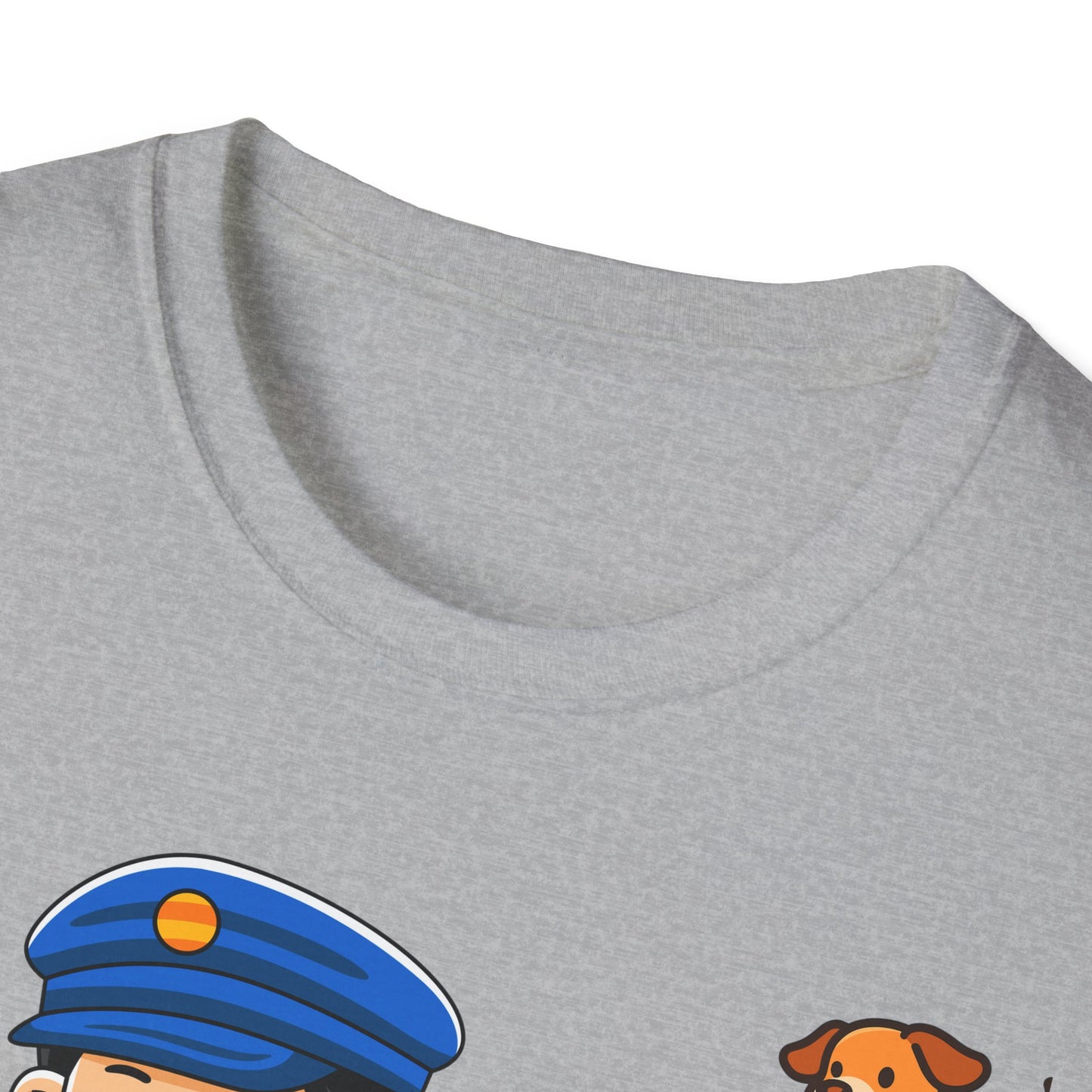 Friendly Neighborhood Mail Carrier T-Shirt, Unisex Graphic Tee, Dog Lover Gift, Animal Lover Apparel, Cute Animal T-Shirt, Fun Gift Idea