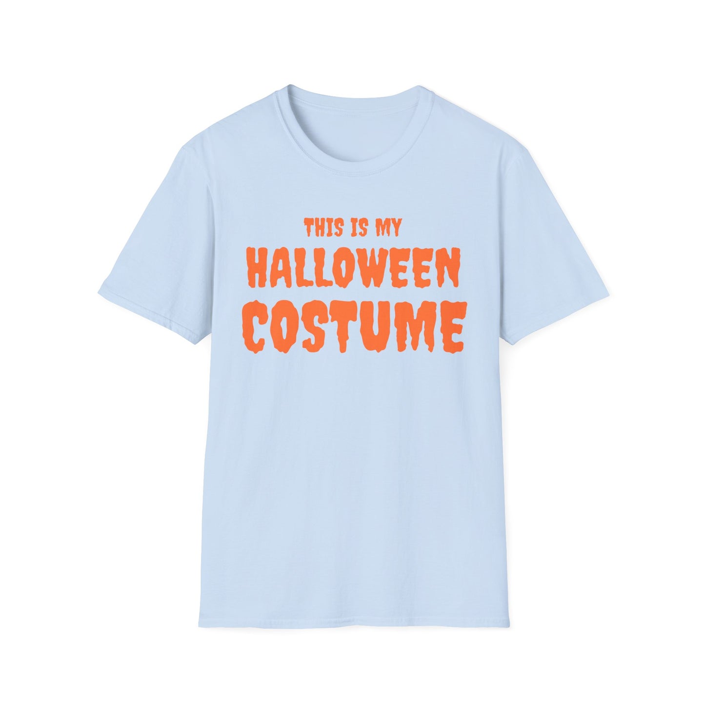 Halloween Costume T-Shirt, Fun Unisex Tee, Spooky Season Apparel, Casual Halloween Wear, Trick or Treat Shirt, Gift for Halloween Lovers