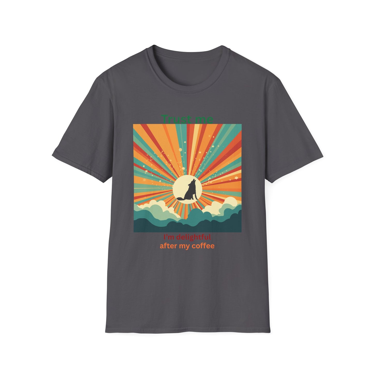 Delightful Coffee T-Shirt | Trust Me Tee | Unisex Softstyle Shirt | Gift for Coffee Lovers, Casual Wear, Funny Graphic Tee